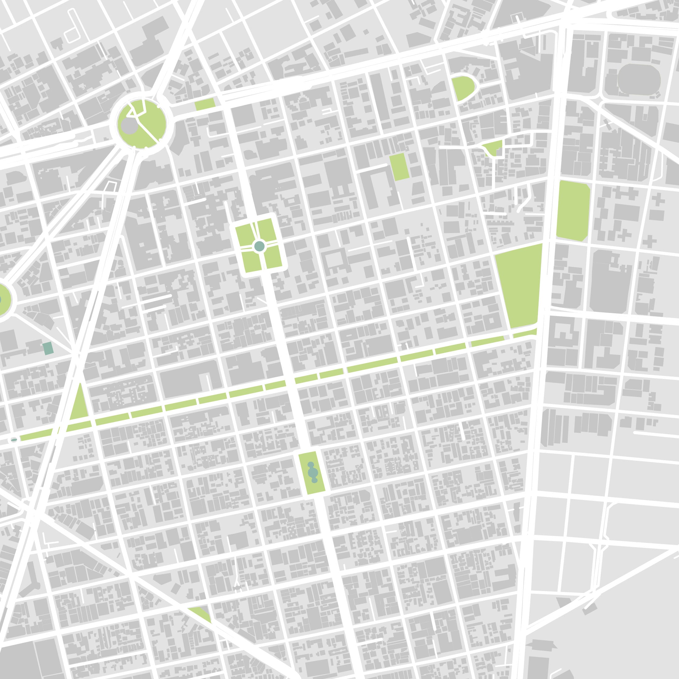 Mexico City Map Print – Atlas Modern Edition – Portrait